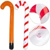 Party Decoration 90CM Balloons Christmas Candy Canes Stick Balloon For XmaIndoor Outdoor Decorations Family Kids Gift