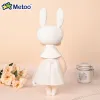 Lalki Metoo Doll Soft Plush Toys Pchane zwierzęta dla dziewcząt Baby Cute Cartoon Rabbit For Kids Boys Niemowlęta