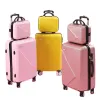 Carry-ons ABS + PC Suitcase 20 22 24 26 28 pouces de bagages roulants Suise de voyage sur roues