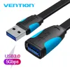 Accessoires Vvention USB 3.0 2.0 Extension Câble mâle à la femme Extender Câble rapide Câble USB Extension pour ordinateur portable PC USB 2.0