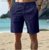 Mäns shorts 2024 Summer Mens Cotton and HP Fashion Trends H240424