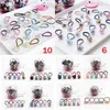 Hair Accessories 20pcs/Box Cute Bunny Star Princess Headwear Elastic Hair Bands Girls Sparking Mini Headdress Tie Gum Ropes Hair Accessories