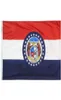 Missouri State Flag 3x5ft 150x90cm Polyester Printing Indoor Outdoor Hangende Nationale Vlag met messing doorvoertulen SH1399738