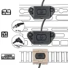 Luci mini modbutton tattico SF Laser Laser da 2,5 mm da 3,5 mm Interruttore a pressione Fit 20 mm Picatinny Mlok Keymod Rail Rail Accessorio