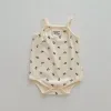 قطعة واحدة من Milancel Summer Baby Babyuits Cotton Infant Girls One Piece Camisole