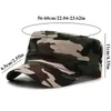 Boinas Camuflagem Militar Cap Sunshade Em Chapéus de Soldados de Verão Mens Treinamento de Moda Treinamento de Moda Top Flat Top