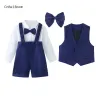 Blazers Cnbeiboom Boutique Boys Girls Clothes Set Formal Birthday Suit Kid