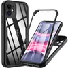 Case di telefonia cellulare 360 Custodia per protezione per il corpo completo per iPhone 15 14 13 12 11 Pro Max xr 7 8 più SE 2020 Copertina di ammortizzatore anteriore 240423