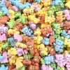 Charms 100pcs/Pack Bulk Großhandel Bärenharz Charm Mix Kawaii Tier Cartoon Ohrring Anhänger DIY NETTIGE JUMEN MACHEN