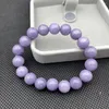 Strand 6/8/10 mm romantische Lavendel -Achat -Steinarmbänder für Frauen Natural Armband Heilung Kristallperlen Braket Handschmuck