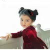 Hair Accessories New Children Cute Colors Velve Bow Ornament Hair Clips Girls Sweet Alloy Water Drop Barrettes Hairpins Kids Hair Accessories