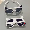 Óculos de sol Quadros de desenho animado óculos de sol crianças meninos meninas panda em forma de sol polarizado óculos infantis Gafas de sol mujer uv400 presente