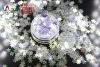 Glitter TCR6321A White with blue light shinning colors glitter Snowflake shapes 6MM size amazing sparkles for Nail Art and DIY supplies