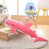 Cushions 55125 CM Soft Blue Whale Shark Dolphin Stuffed Plush Toys Big Size Plush Pillow Cushion Marine Animal Toys Gift For Children