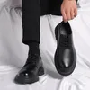 Scarpe casual marca maschile oxfords in pelle di lusso uomini di alta qualità strumenti fatti a mano tendenza allacciata