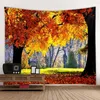 Tapestries Beautiful Forest Landscape Tapestry Home Decoration Wall Hanging Hippie Bed Sheets Sofa Covers Picnic Mat