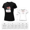 Polos femminile Hello Summer Watermelon T-shirt Funny Female Short Short Shirt T-shirt for Women Sliose Fit