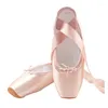 Chaussures de danse yukigaga ballet professionnel ponte dames avec rubans pour femmes filles enfants satin