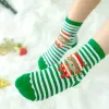 Socken 6 Paare Pairs Winter Kinder Socken Weihnachten Kinder Mädchen Jungen warme Baumwollsocke für Baby Kind Kleinkind Festival Weihnachts -Cartoon -Kleidung