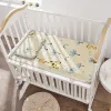 Kissen Krippenbettwäsche Set Crib Sheets Kissen Fall Matratzenabdeckung Beschützer Baby Bettlaken Kleinkind Kinder Sommerkühlung Bettzeug 70x150 cm