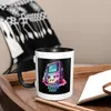 Mugs Retro dör aldrig - Portable Game Console Coffee Kids för restauranger Keramiska muggdekorativa hem