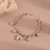 Link armbanden Weiyue 925 Sterling Silver Love Love Ladies Bracelet Accessoires Mannen en vrouwen Paar sieraden feest Verjaardagsgeschenk groothandel