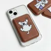 Cell Phone Cases Cute Cat Card Holder Accessories For Magsafe Magnetic Wireless Charge Case For iPhone 15 14 13 12 11 Pro XS Max X XR 7 8 Cover d240424