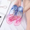 Slipper Comem PVC Transparent Clecis Sandals Sommer Baden Indoor Outdoor Flat Slides Jelly Schuh Frauen Flip Flops Strand Strand