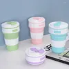 Tumblers Folding Compressed Water Cup Portable Silicone Drinking Accessories Creative Travel Mug Home Gadgets