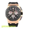 AP Tactical Wrist Watch Epi Mens Watch Royal Oak Offshore Series 26420ro Ny Rose Gold Ceramic Ring Chronograph Mens Fashion Leisure Sports Mechanical Watch