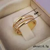 Anillos de boda 2024 Nada anillo de boda de moda para mujeres Color de oro rosa de lujo Double anillo Cuadrado Cirón Cirón Inicedente de acero Rings Joyería