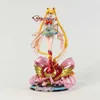 Actie speelgoedcijfers op voorraad 34 cm Sailor Moon Super GK Tsukino Usagi Collection Figuur Figurinemodel Standschrift Toy Collection Gift T240422