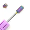 Bits Hytoos Blue Rainbow Nail Drill Bit 3/32 "Tungsten Carbide Burrs Manucure Bits Drift Accessoires Moignant Cutter Nail Art Tools