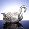 Plates Swan Fruit Tray High-end Modern Glass Chinese Living Room Household Light Luxury Atmospheric Bowl