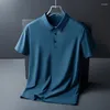 Polos pour hommes de haute qualité de style décontracté polo Polo respirant confortable Roupas masculinas Classic Outwear cadeau pour père mari