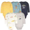 ワンピース5pcs/lot baby bodysuits高品質のユニエス新生児服100％コットンベビー服セット