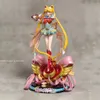 Actie speelgoedcijfers op voorraad 34 cm Sailor Moon Super GK Tsukino Usagi Collection Figuur Figurinemodel Standschrift Toy Collection Gift T240422