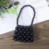 Evening Bags Handmade Mini Pearl Bag 2024 Wedding Vintage Beaded Fashion Banquet Party Shoulder Female Luxury Women's Coin Purse