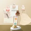 Zahnbürste Cartoon Bären Silikon Zahnbürstenhalter Wand montiertes Saugnapfbecher Lagern Haken Badhalterung Zubehör