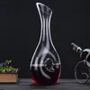 Forme d'escargot en verre cristal-sans à la main Forme de raisin de raisin de raisin de vigne décoratif Aerator Carafe Bar Drinkware Dispositif 240419