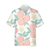 Camicie casual maschile Summer Shirt Shirt Limone arancione 3D Lady Fruit Style Fashion Trend Short Women's Top