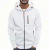 Vestes pour hommes Sweat-shirt de poche zipper à la ferme