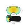 Gafas antigiis lentes de doble capa gafas de esquí Hombres Mujeres Gasos de snowboard de invierno Alpino Skiing Eyewear a prueba de viento Oculos macho