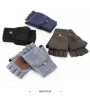 Contrôlez les gants à ruisseaux en tricot en hiver des palmiers en cuir flexible chauds de palmiers tactiles pour hommes femmes unisexes exposées