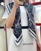 Designer Luxurys Letters Scarf Printed Print Twill Silk Scarves Lightweight Shawl Double Layer Satin Chiffon Texture Sun Protection Ladies Handduk