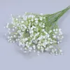 Decoratieve bloemen 50 cm Gypsofiele decoraties voor huis Artificial Wedding Bouquet Bouquets of Natural bewaarde gedroogde decoratie