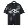 2024 Zomer nieuwe Hellstar modemerk heren en dames groot formaat losse pullover korte mouw T-shirt jeugd T-shirt