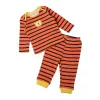 Sets 2 Sets/pack Baby boys girls underwear set Baby Long Sleeve Envelope collar Tshirt + pats Baby clothes for newborn to 24M