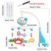 Baby Crib Mobile Rattle giocattolo per 012 mesi ROURING Musical Projector Night Light Bed Bell Born Born Born 240415