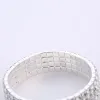 Brins Vente chaude plusieurs styles mode Crystal Stretch Shine Bracelets For Women Couple Girlsfriend Bangles Wedding Bridal Cadeaux 2024